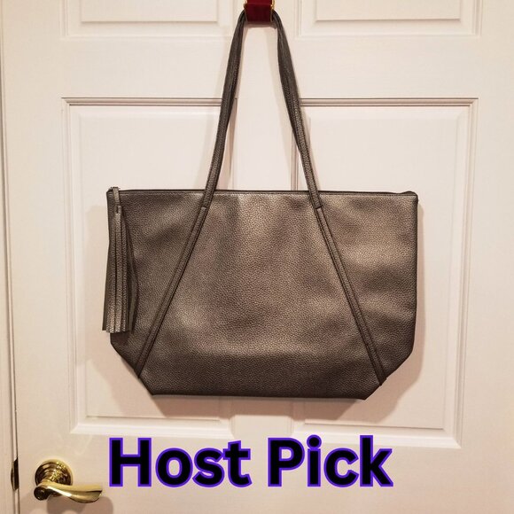 Source Unknown Handbags - Shoulder Tote Bag, Pewter Gray in color, NWOT                         HOST PICK